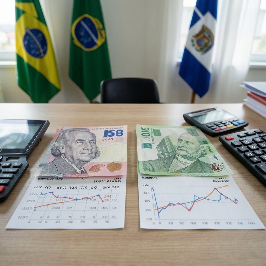 Comparando as Taxas de Câmbio: Brasil vs. Paraguai